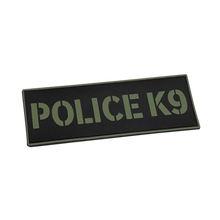 [POLICE K9] Tac-Ops PVC PATCH BLK/GRN