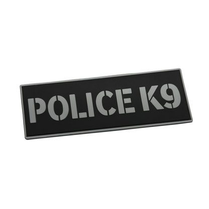 [POLICE K9] Tac-Ops PVC PATCH BLK/GRY