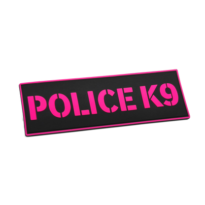 [POLICE K9] Tac-Ops PVC PATCH BLK/PNK