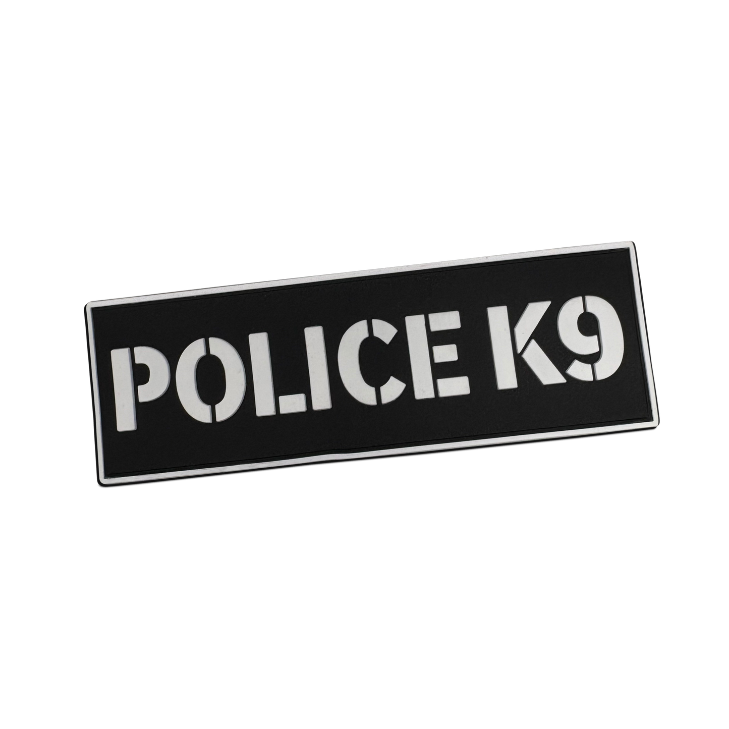 [POLICE K9] Tac-Ops PVC PATCH BLK/WHI