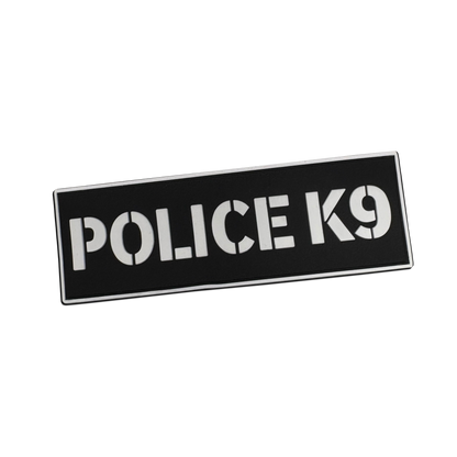 [POLICE K9] Tac-Ops PVC PATCH BLK/WHI
