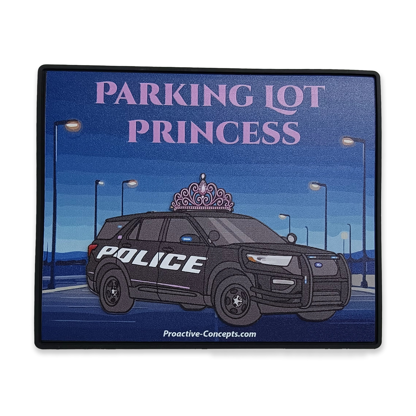 Parking Lot Princess- PVC VELCRO PATCH