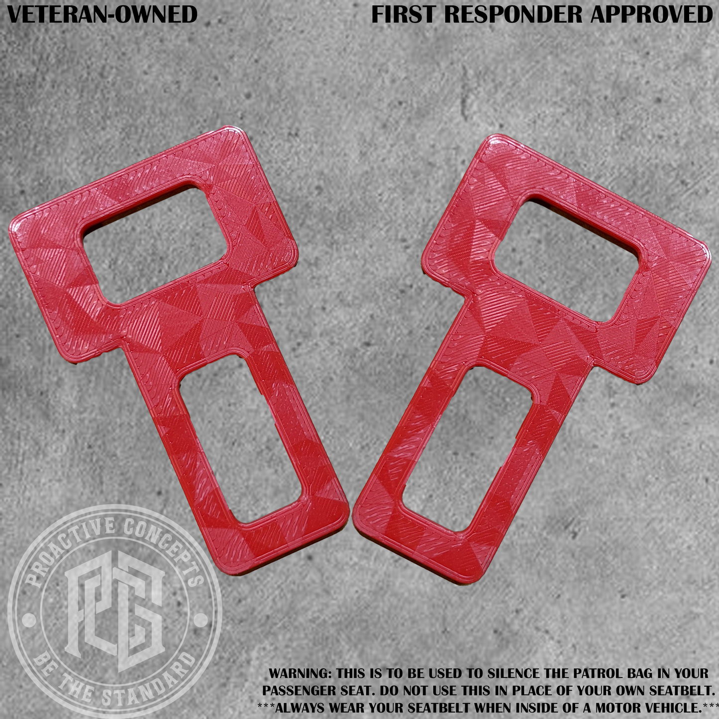 Seatbelt Silencer (3D Printed) (2 PACK)