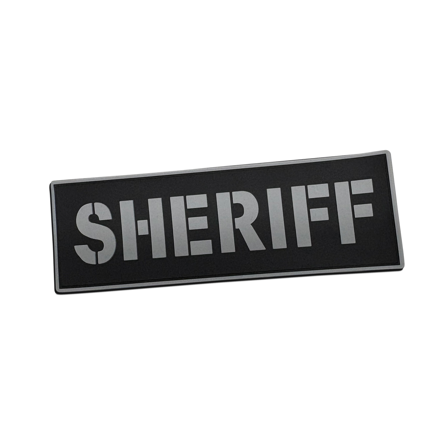 [SHERIFF] Tac-Ops PVC PATCH BLK/GRY