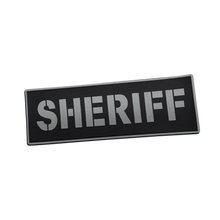 [SHERIFF] Tac-Ops PVC PATCH BLK/GRY