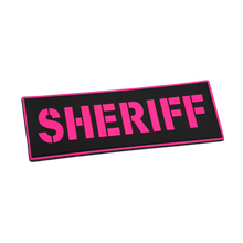 [SHERIFF] Tac-Ops PVC PATCH BLK/PNK