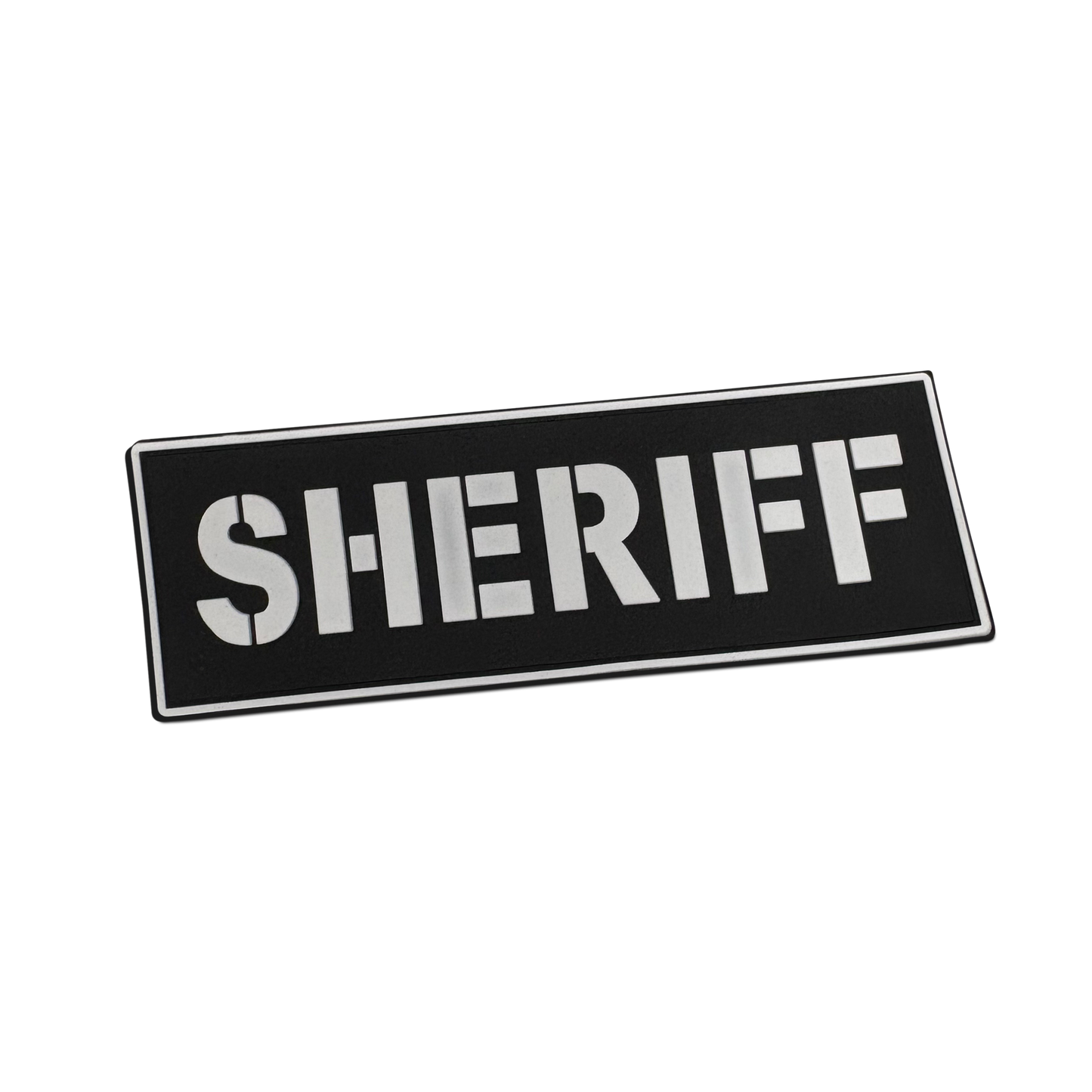 [SHERIFF] Tac-Ops PVC PATCH BLK/WHI
