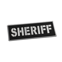 [SHERIFF] Tac-Ops PVC PATCH BLK/WHI