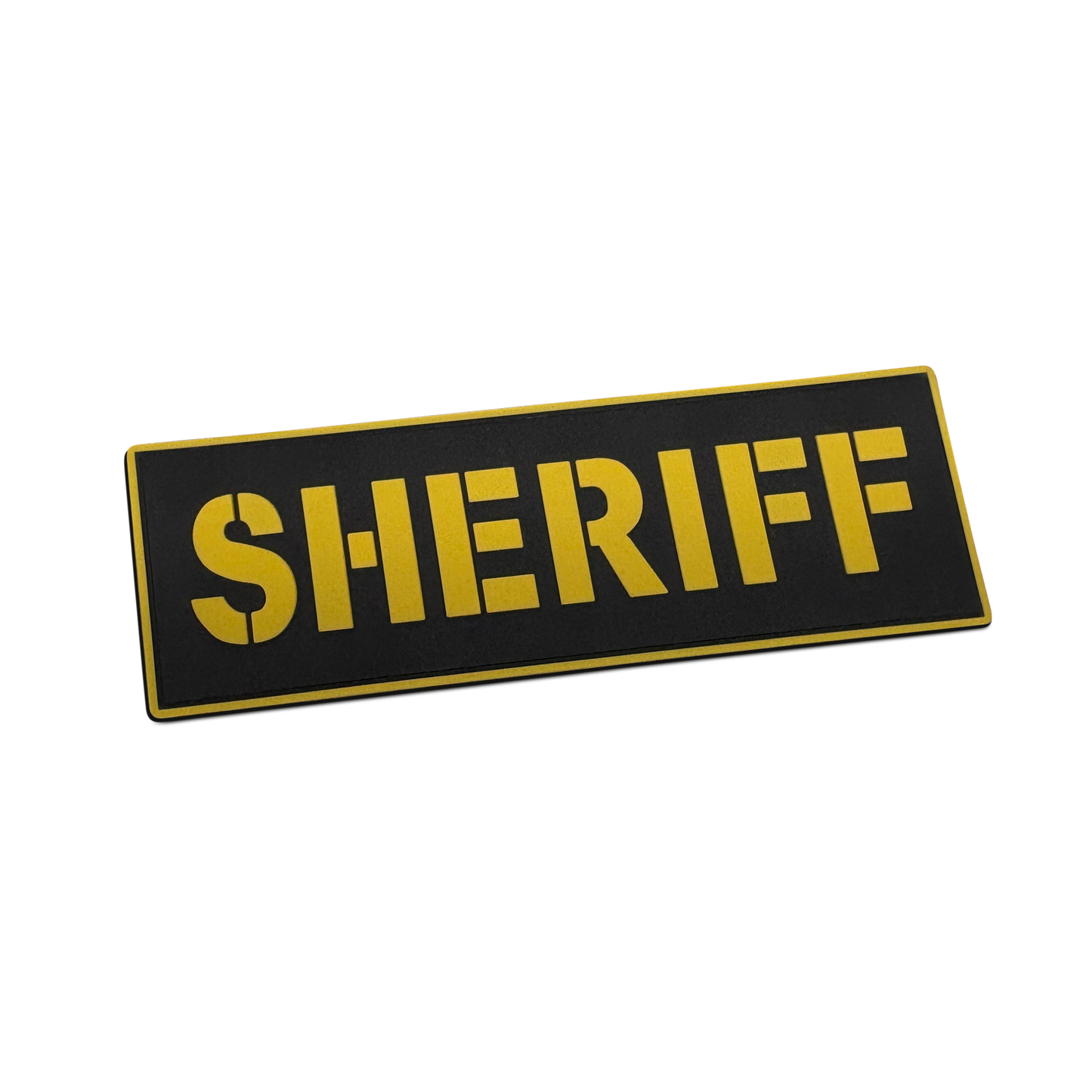 [SHERIFF] Tac-Ops PVC PATCH BLK/YLW