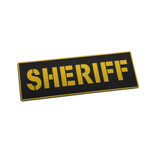 [SHERIFF] Tac-Ops PVC PATCH BLK/YLW