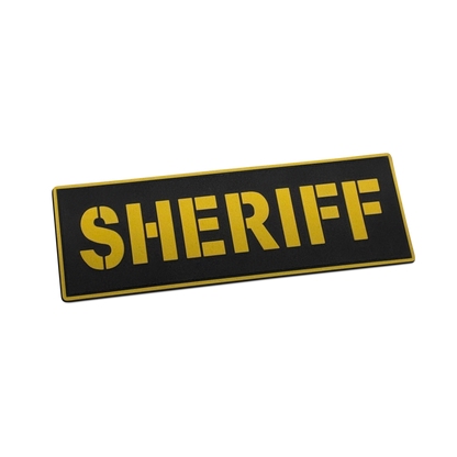 [SHERIFF] Tac-Ops PVC PATCH BLK/YLW