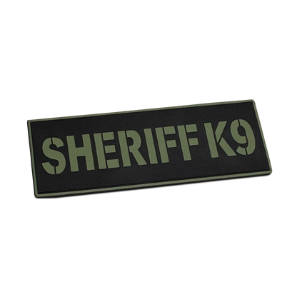[SHERIFF K9] Tac-Ops PVC PATCH BLK/GRN