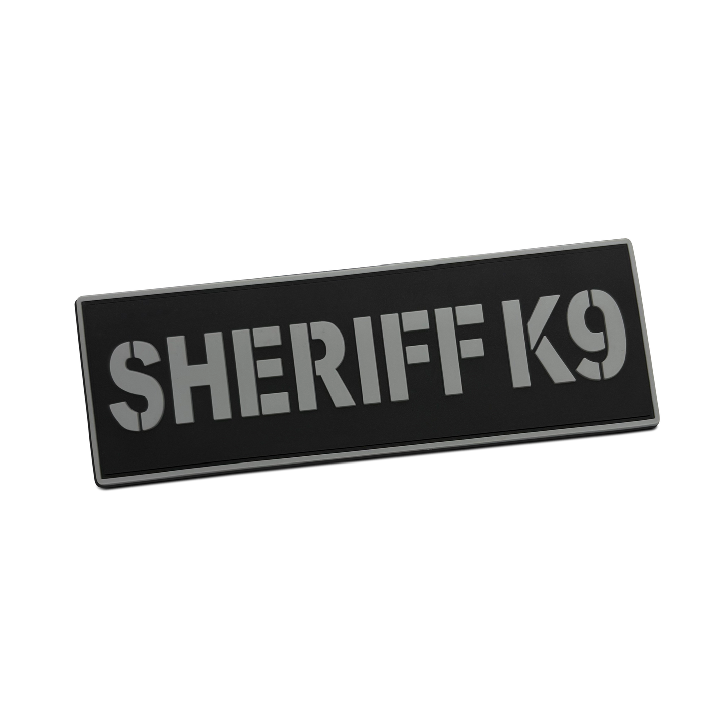 [SHERIFF K9] Tac-Ops PVC PATCH BLK/GRY