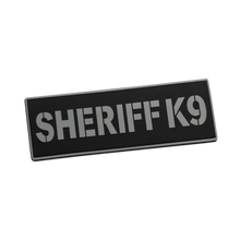 [SHERIFF K9] Tac-Ops PVC PATCH BLK/GRY