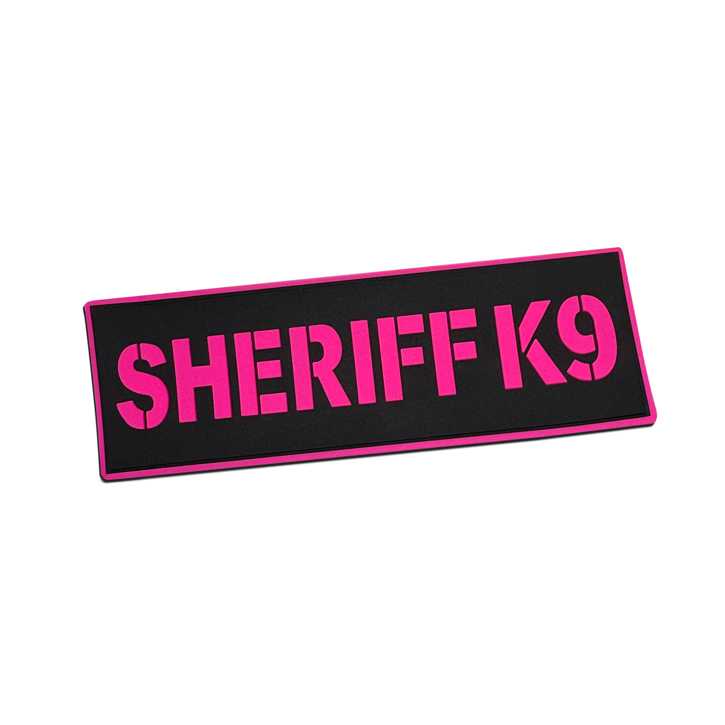 [SHERIFF K9] Tac-Ops PVC PATCH BLK/PNK