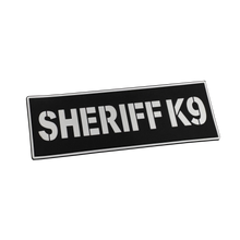 [SHERIFF K9] Tac-Ops PVC PATCH BLK/WHI
