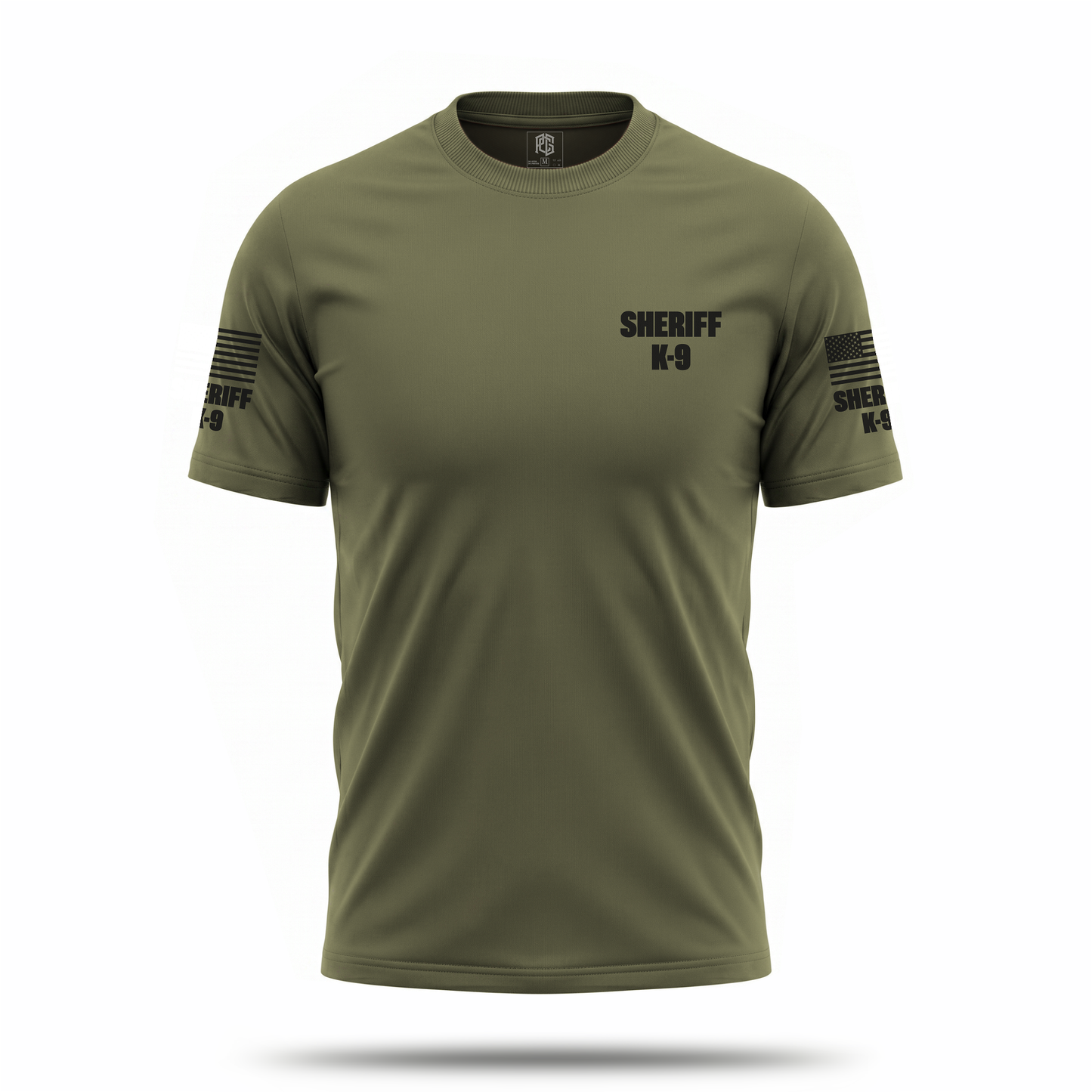 [SHERIFF K9] DualCore T-Shirt GRN/BLK