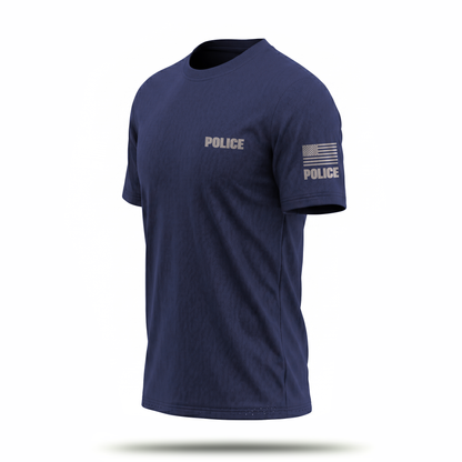 [POLICE] DualCore T-Shirt BLU/GRY