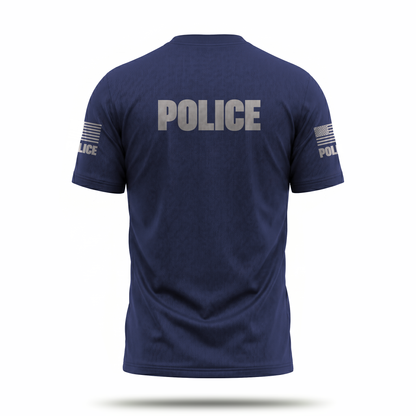 [POLICE] DualCore T-Shirt BLU/GRY