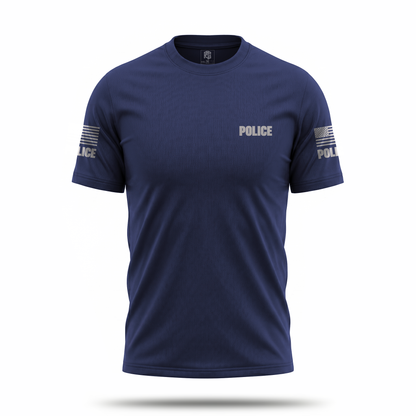 [POLICE] DualCore T-Shirt BLU/GRY