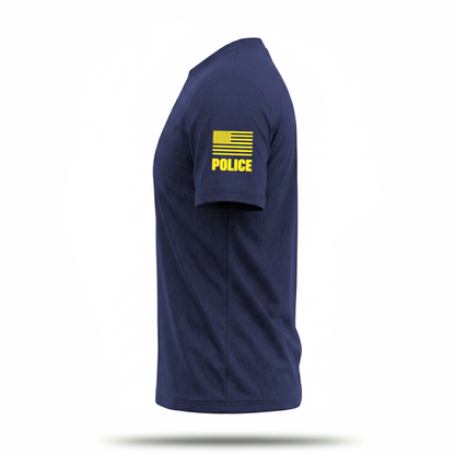 [POLICE] DualCore T-Shirt BLU/YLW