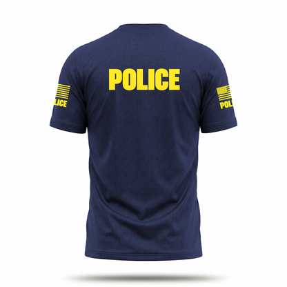 [POLICE] DualCore T-Shirt BLU/YLW
