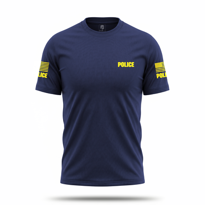 [POLICE] DualCore T-Shirt BLU/YLW