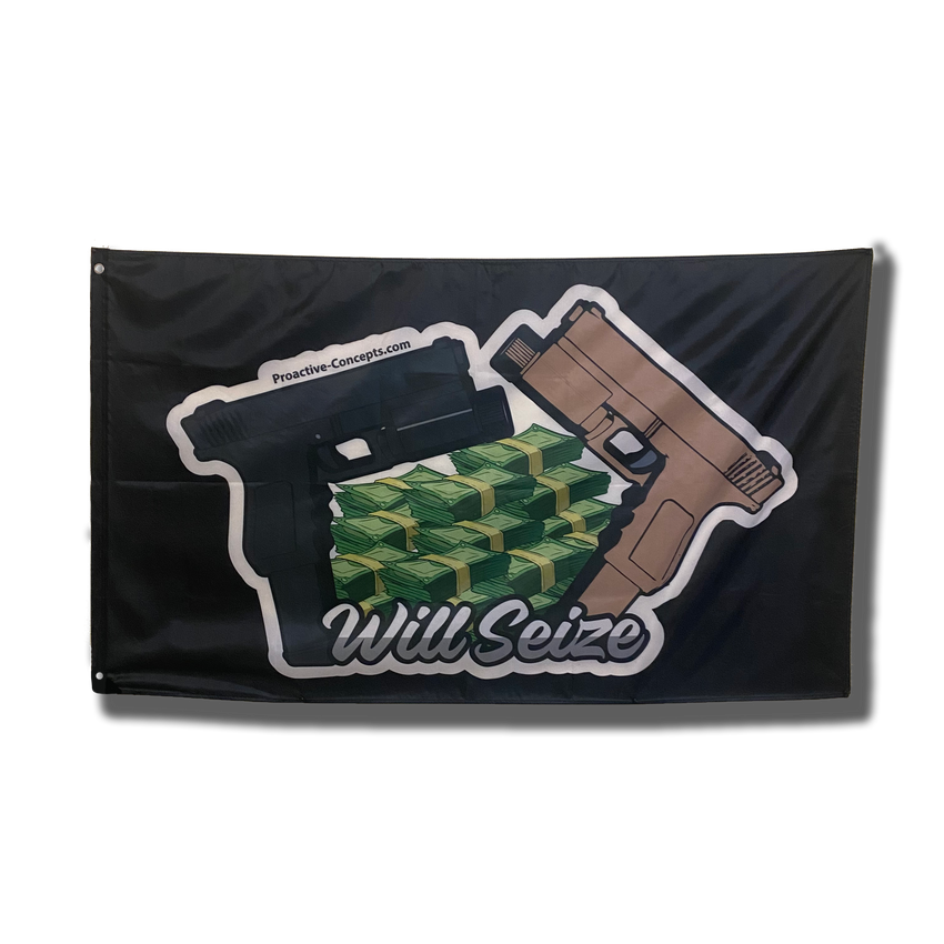 Will Seize FLAG 3ft x 5ft