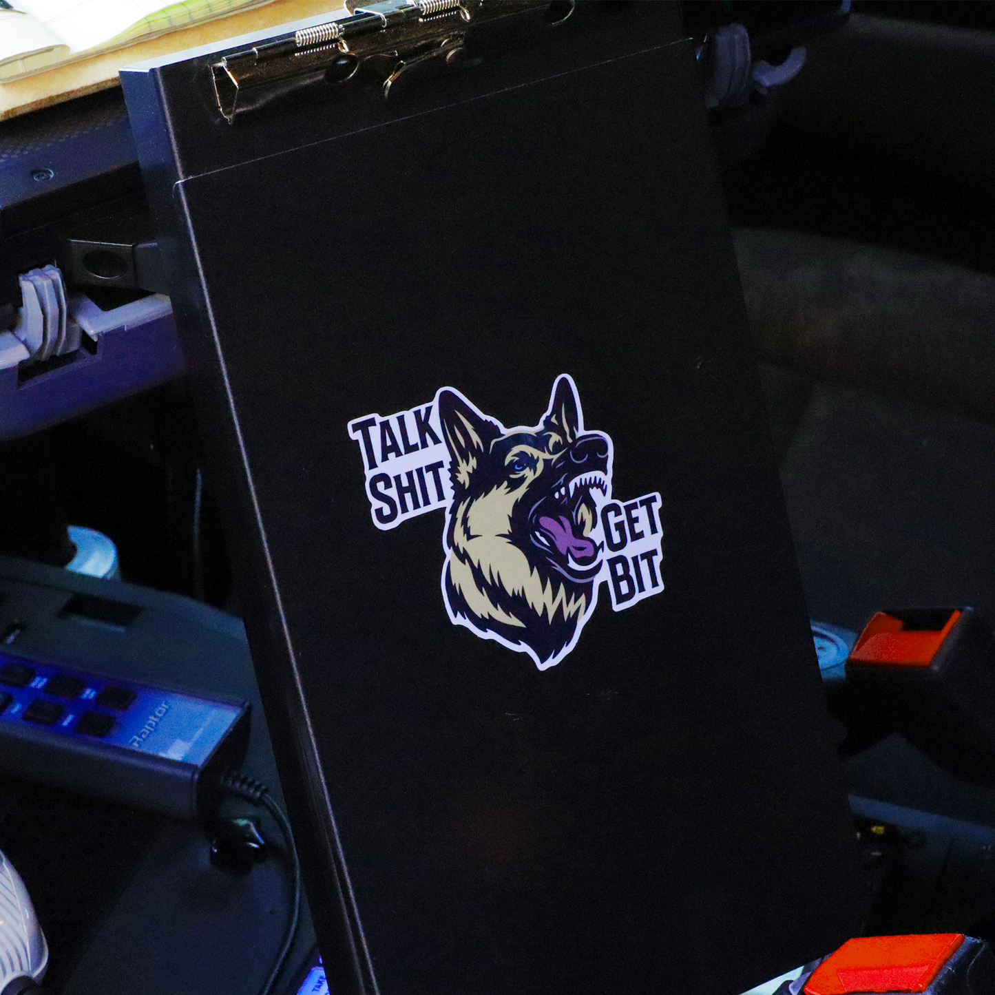 Talk S*** Get Bit - Sticker