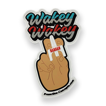 WAKEY WAKEY - PVC VELCRO PATCH