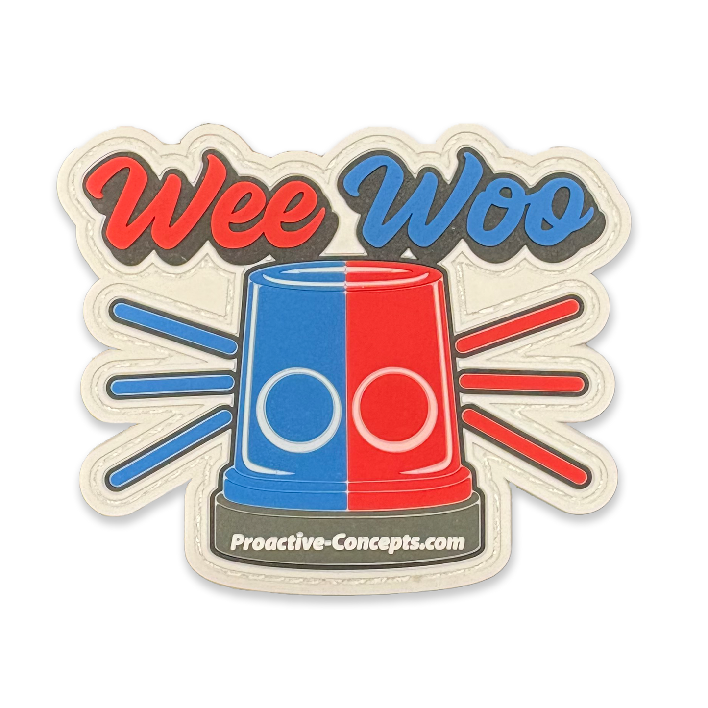 Wee Woo - PVC VELCRO PATCH