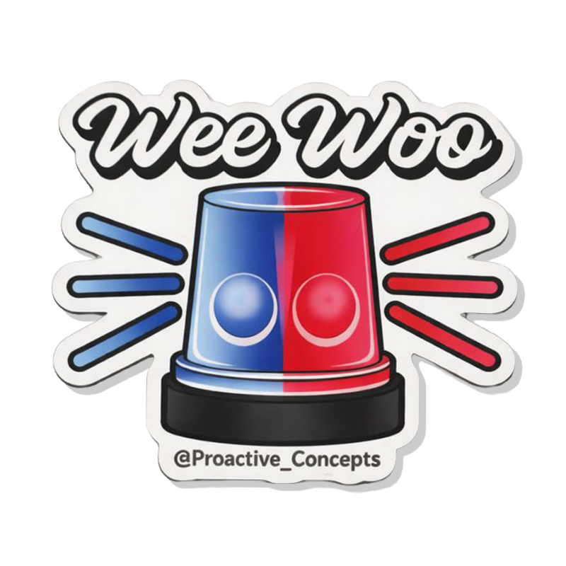 Wee Woo - PVC VELCRO PATCH