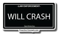 Will Crash LP Sticker