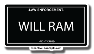 Will Ram LP Sticker