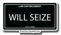 Will Seize LP Sticker