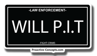 Will P.I.T LP Sticker