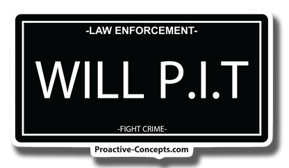 Will P.I.T - LP Sticker