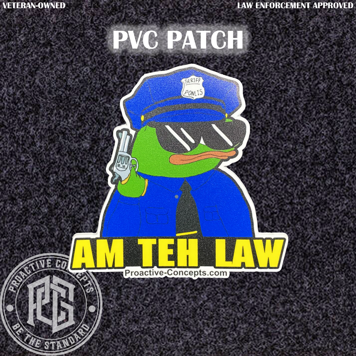 Am Teh Law - PVC VELCRO PATCH