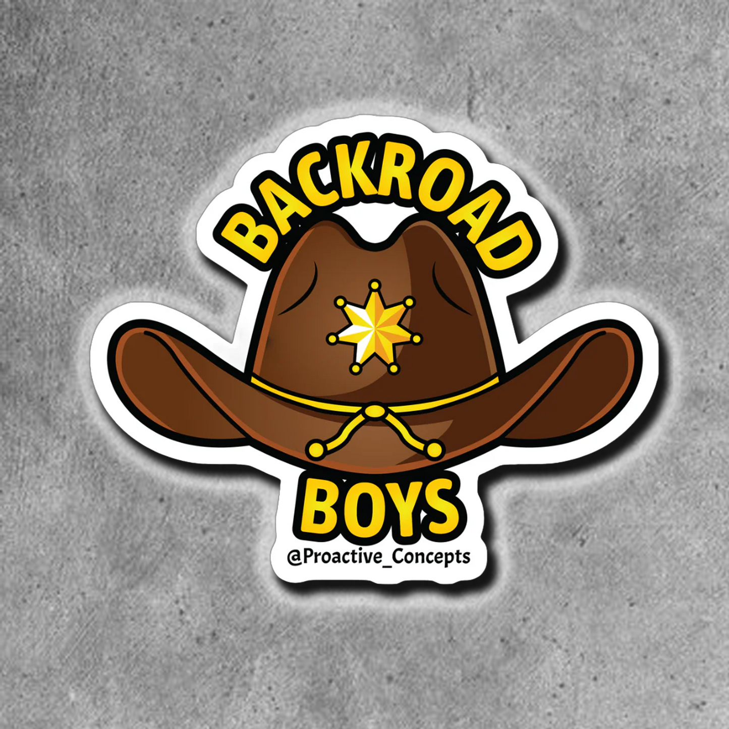 Backroad Boys - Sticker
