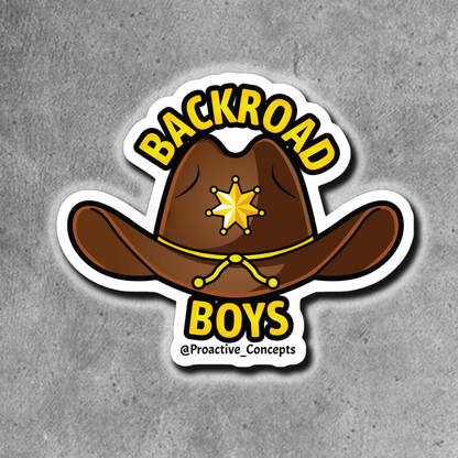 Backroad Boys - Sticker
