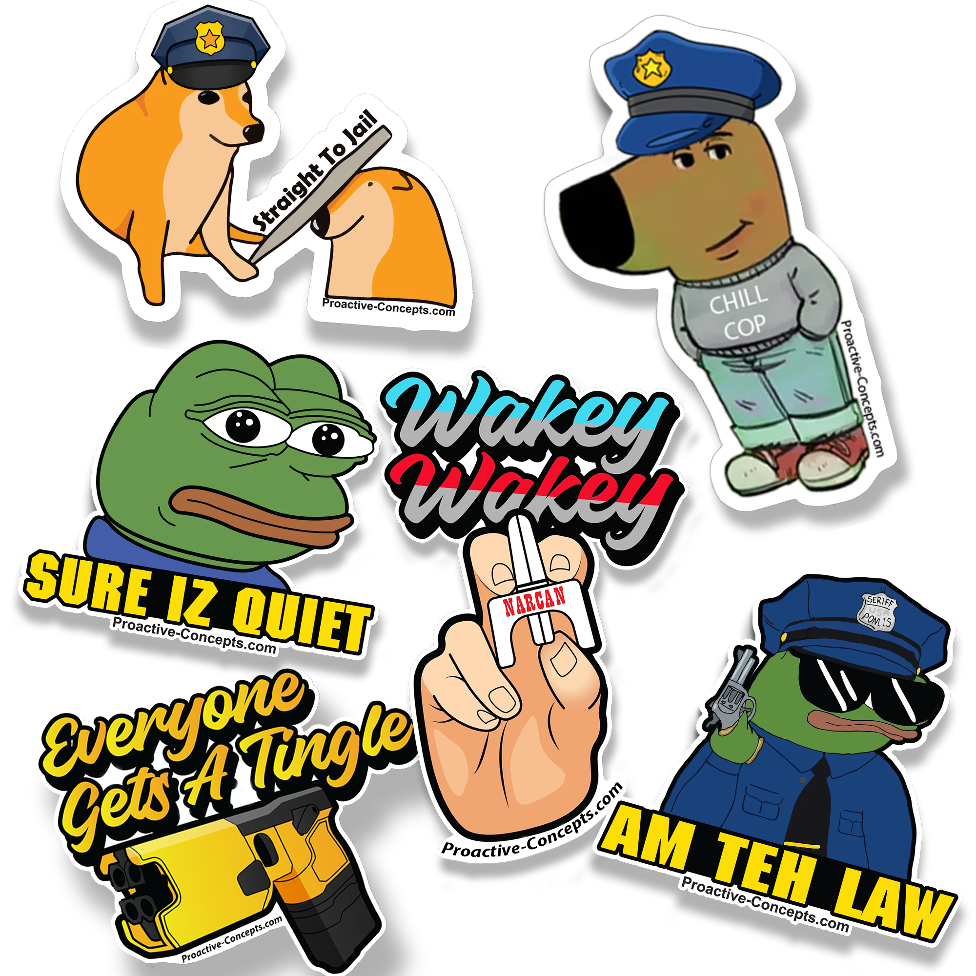 Proactive Sticker The Best Sellers Sticker Bundle - Proactive Concepts – Proactive Concepts