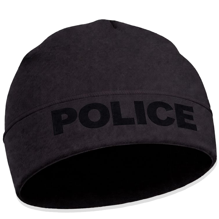 Black Police Beanie