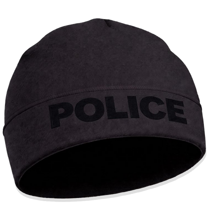 Black Police Beanie