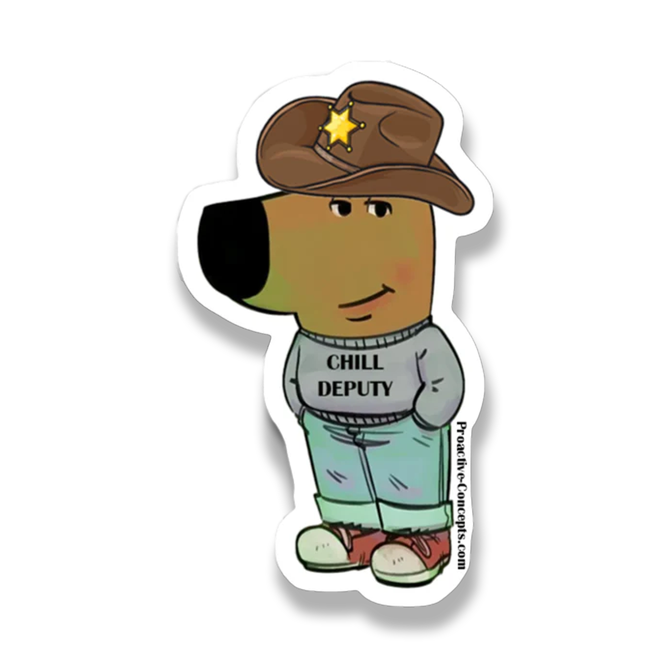 Chill Deputy - Sticker