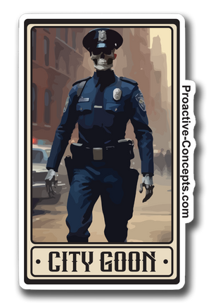 City Goon Card - Sticker