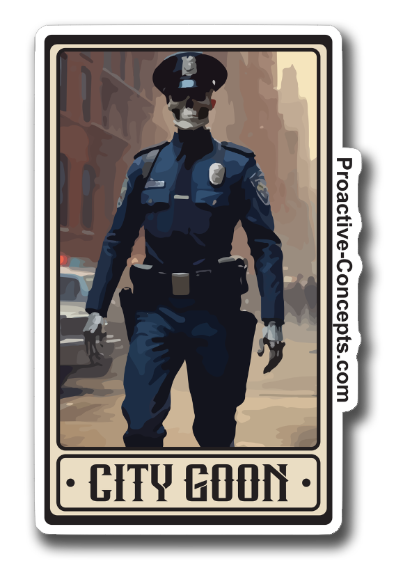 City Goon Card - Sticker