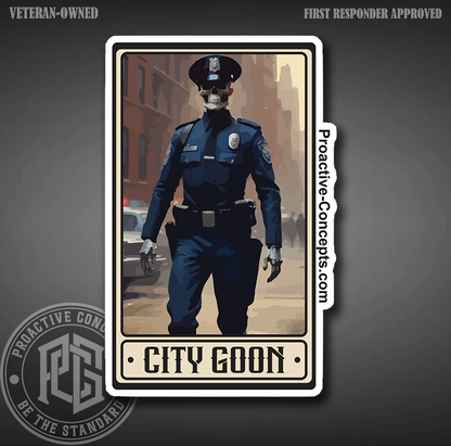 City Goon Card - Sticker