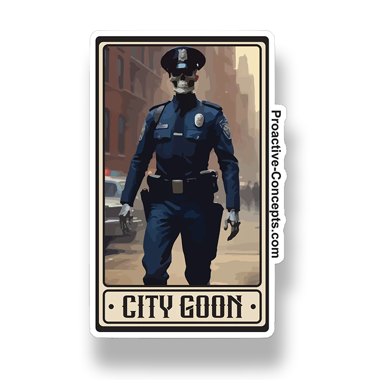 City Goon Card - Sticker