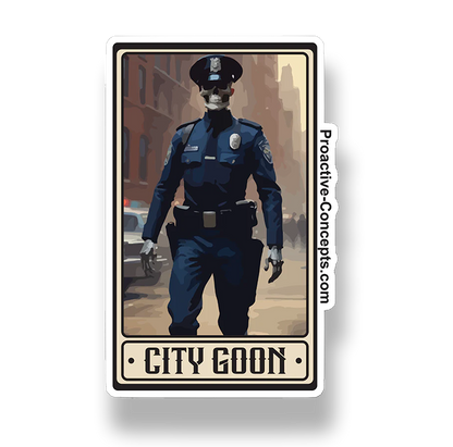 City Goon Card - Sticker