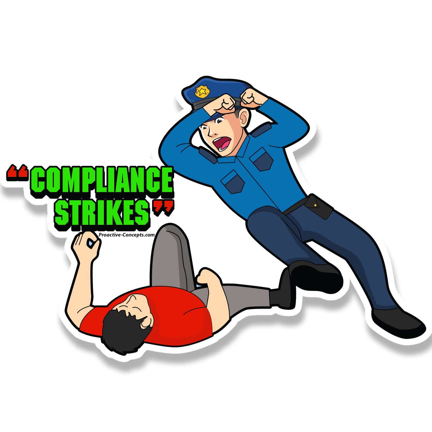 Compliance Strikes - Sticker